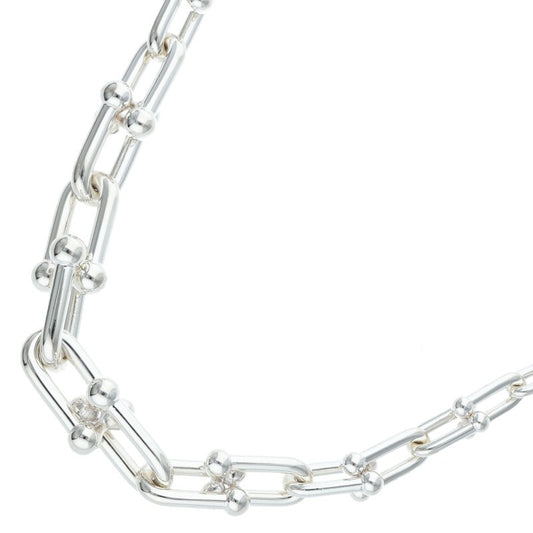 TIFFANY&Co. HardWear Graduated Silver Necklace Size 18INCH
