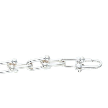 TIFFANY&Co. HardWear Graduated Silver Necklace Size 18INCH