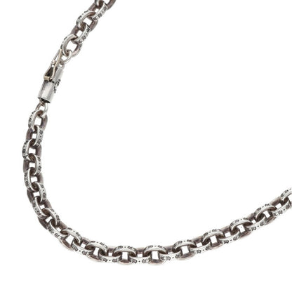 Chrome Hearts Paper Chain 925 Silver Necklace Size 18INCH