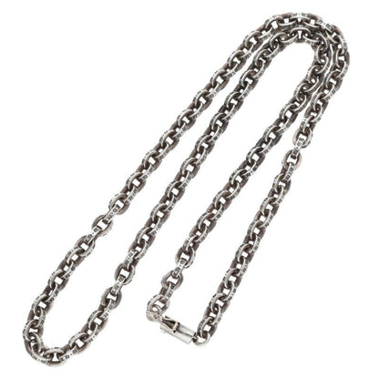 Chrome Hearts Paper Chain 925 Silver Necklace Size 18INCH