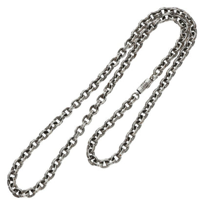 Chrome Hearts Paper Chain Silver Necklace Size 20INCH