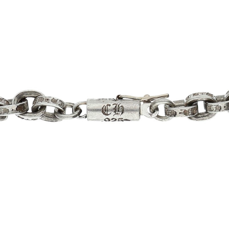 Chrome Hearts Paper Chain Silver Necklace Size 20INCH