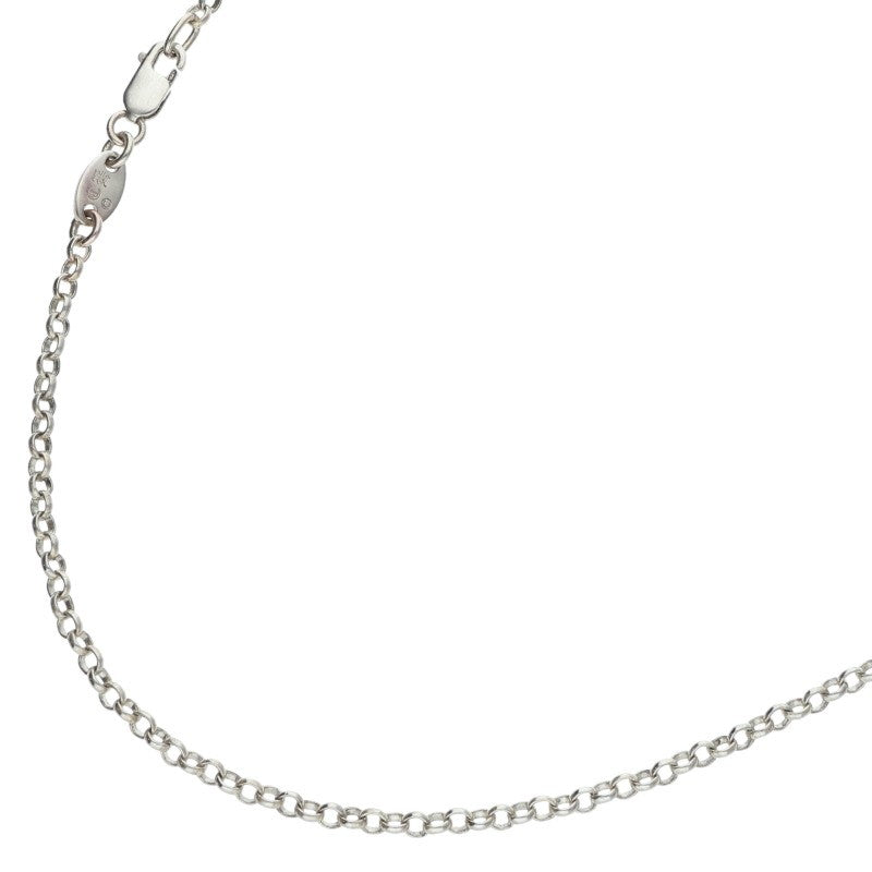 Chrome Hearts Roll Chain Silver Necklace Size 24INCH