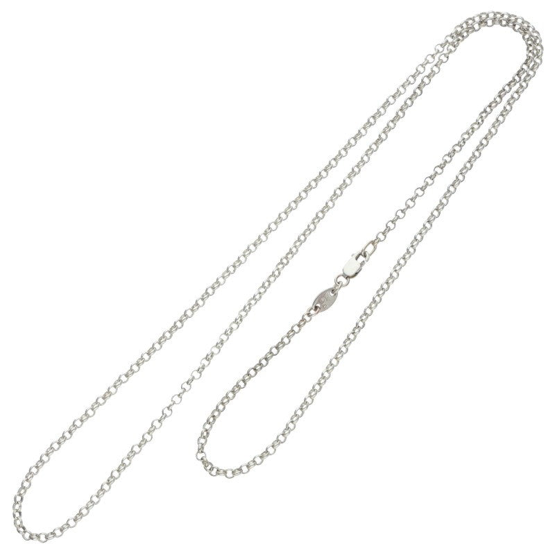 Chrome Hearts Roll Chain Silver Necklace Size 24INCH