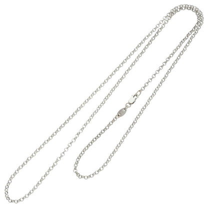 Chrome Hearts Roll Chain Silver Necklace Size 24INCH