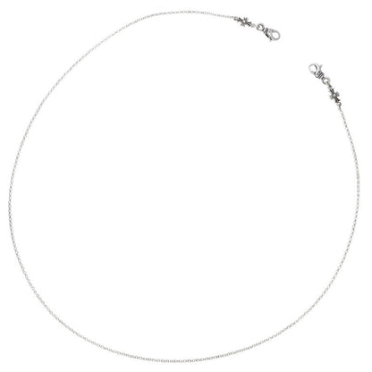 Chrome Hearts Mask Roll Chain Silver Necklace Size 30INCH