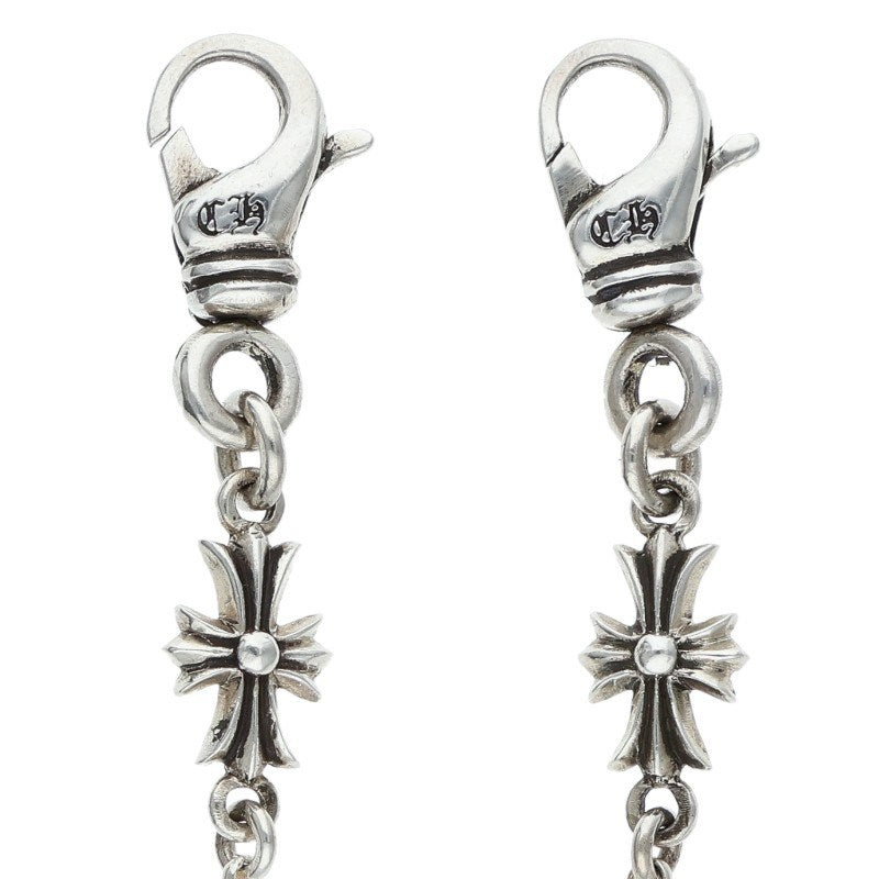 Chrome Hearts Mask Roll Chain Silver Necklace Size 30INCH