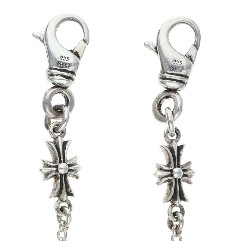 Chrome Hearts Mask Roll Chain Silver Necklace Size 30INCH