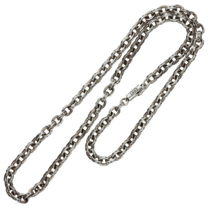 Chrome Hearts Paper Chain Silver Necklace Size 18INCH