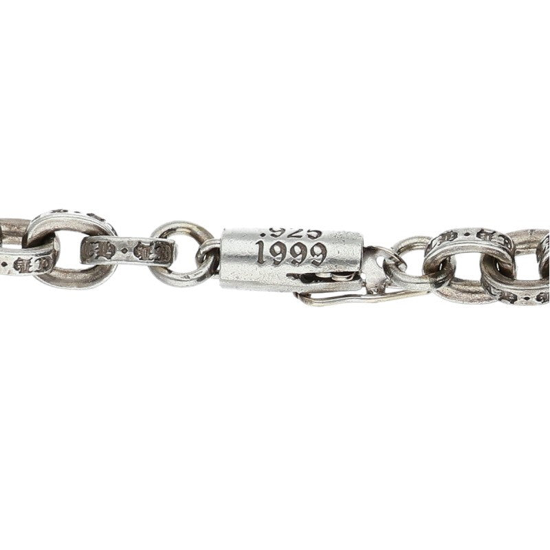 Chrome Hearts Paper Chain Silver Necklace Size 18INCH