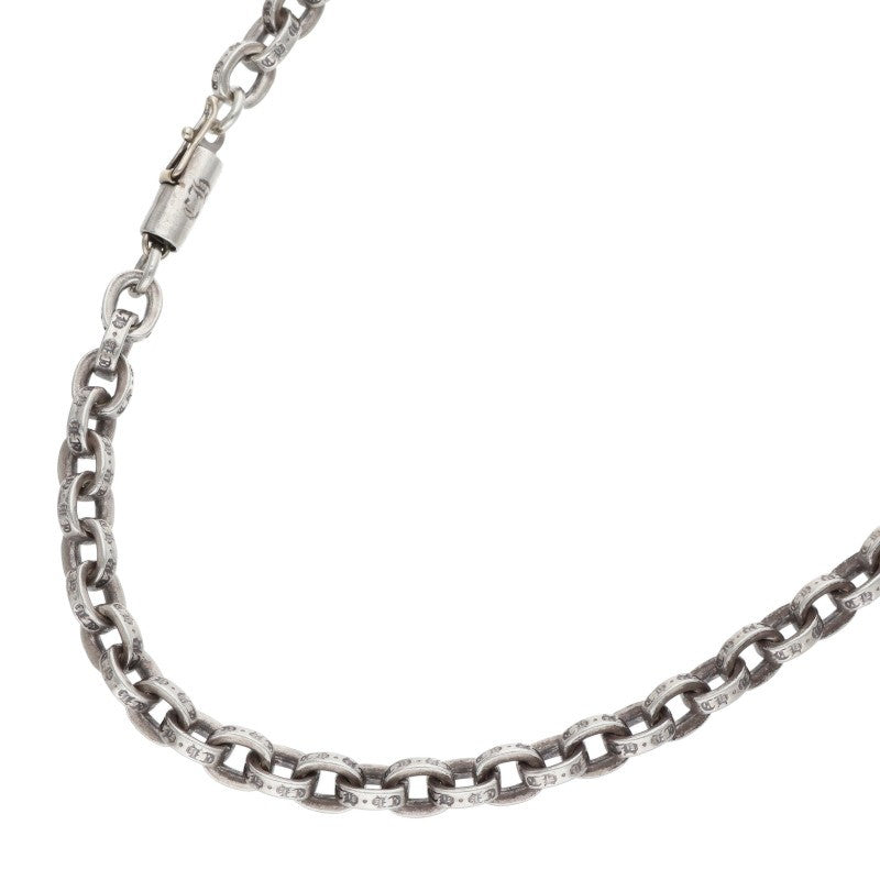 Chrome Hearts Paper Chain 925 Silver Necklace Size 18INCH