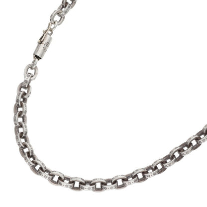 Chrome Hearts Paper Chain 925 Silver Necklace Size 18INCH