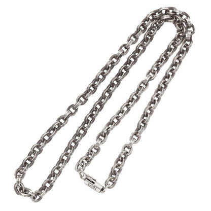 Chrome Hearts Paper Chain 925 Silver Necklace Size 18INCH