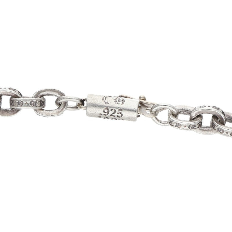 Chrome Hearts Paper Chain 925 Silver Necklace Size 18INCH