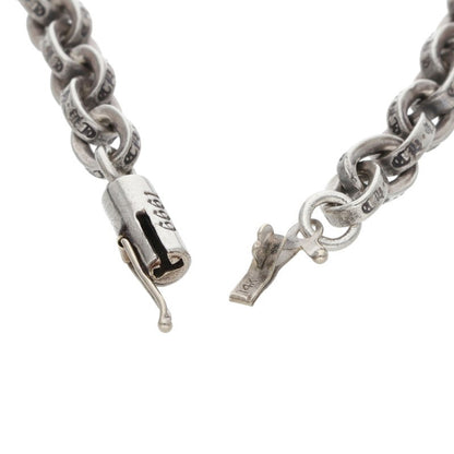 Chrome Hearts Paper Chain 925 Silver Necklace Size 18INCH
