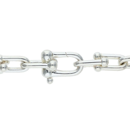 TIFFANY&Co. HardWear Silver Link Necklace Size 18INCH
