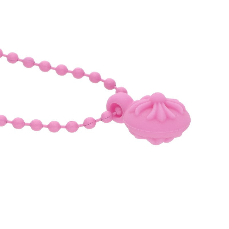 Chrome Hearts Rubber CH Cross Pink Necklace Size ONE SIZE