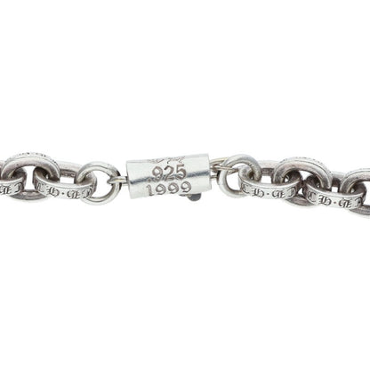 Chrome Hearts Paper Chain 925 Silver Necklace Size 18INCH