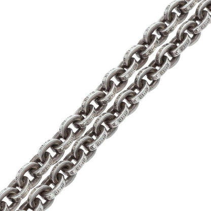 Chrome Hearts Paper Chain 925 Silver Necklace Size 18INCH