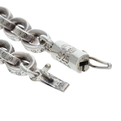Chrome Hearts Paper Chain 925 Silver Necklace Size 18INCH