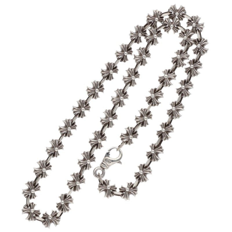 Chrome Hearts CH X Link 925 Silver Necklace Size 20INCH