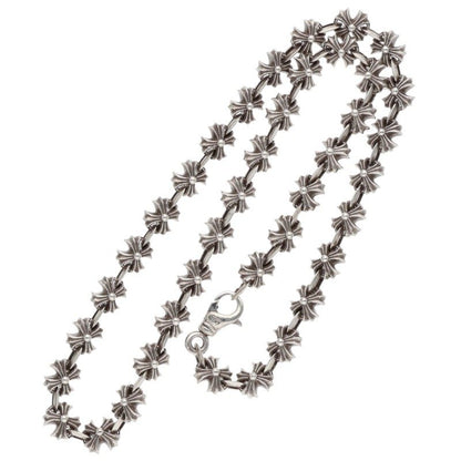 Chrome Hearts CH X Link 925 Silver Necklace Size 20INCH