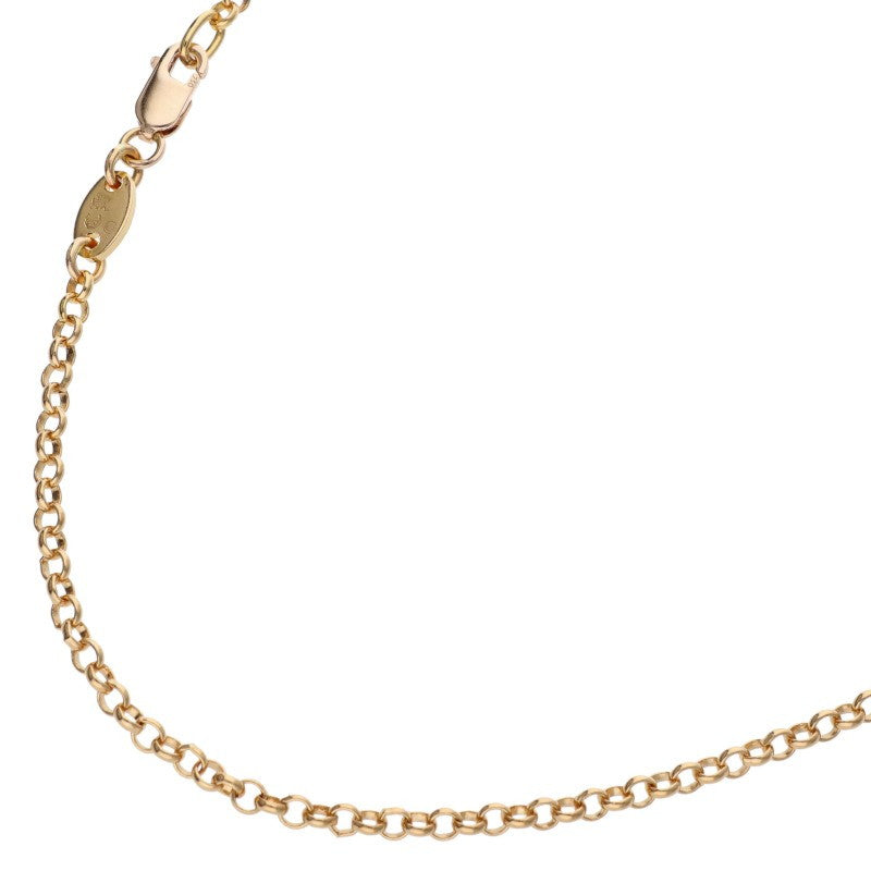 Chrome Hearts 22K Roll Chain Gold Yellow Size 18INCH