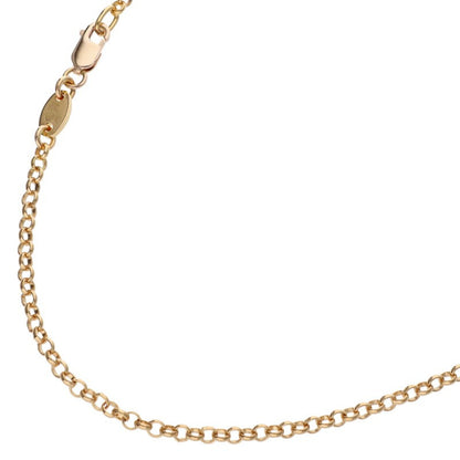 Chrome Hearts 22K Roll Chain Gold Yellow Size 18INCH