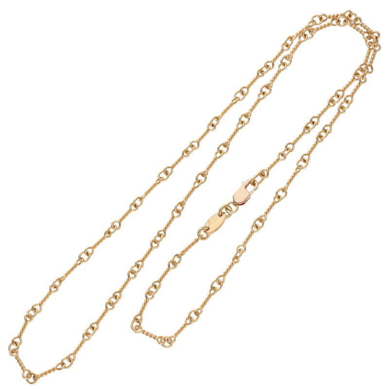 Chrome Hearts 22K Twist Chain Gold Yellow Size 18INCH