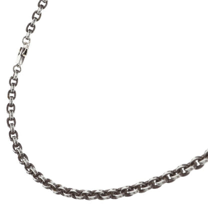 Chrome Hearts Paper Chain 925 Silver Necklace Size 30INCH