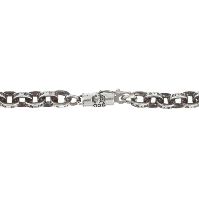 Chrome Hearts Paper Chain 925 Silver Necklace Size 30INCH