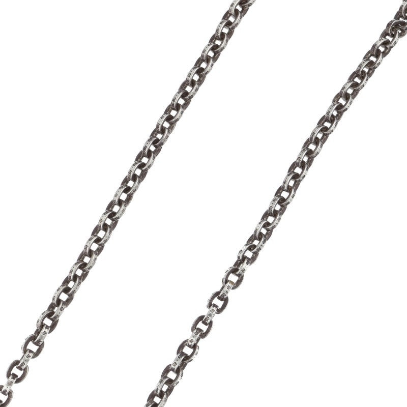 Chrome Hearts Paper Chain 925 Silver Necklace Size 30INCH