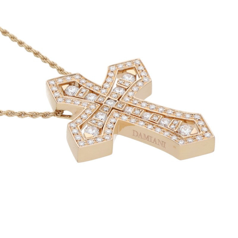 DAMIANI Belle Epoque Crown K18PG Diamond Necklace Size M