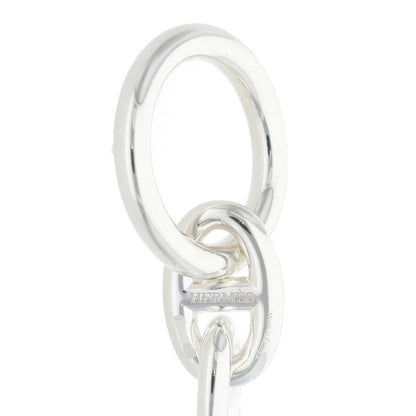 HERMES Chaine d'Ancre 925 Silver Choker Necklace Size PM