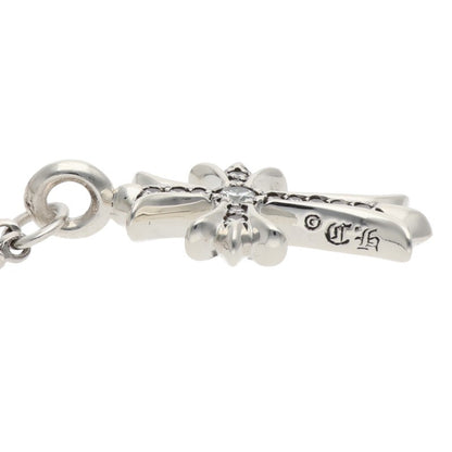Chrome Hearts Fat Cross Tiny Bar Silver Necklace Size 20INCH
