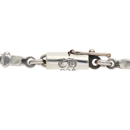 Chrome Hearts Fat Cross Tiny Bar Silver Necklace Size 20INCH