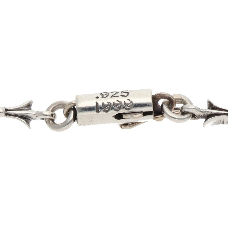 Chrome Hearts Fat Cross Tiny Bar Silver Necklace Size 20INCH
