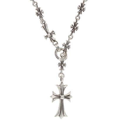 Chrome Hearts Choke Chain W CH CRS Necklace Size ONE Silver