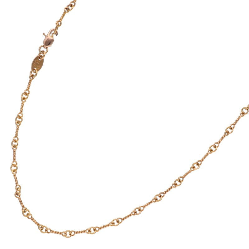 Chrome Hearts 22K Twist Chain Gold Necklace Size 24