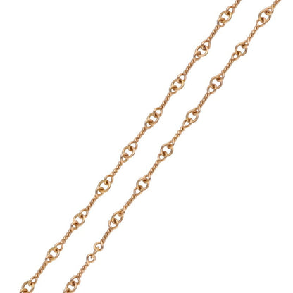 Chrome Hearts 22K Twist Chain Gold Necklace Size 24
