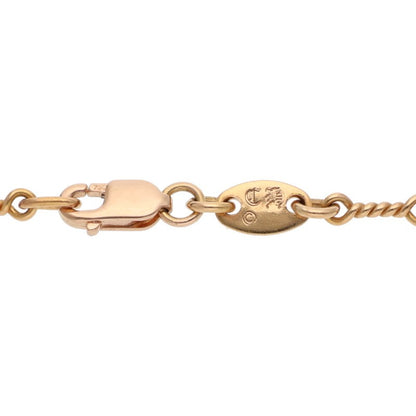 Chrome Hearts 22K Twist Chain Gold Necklace Size 24