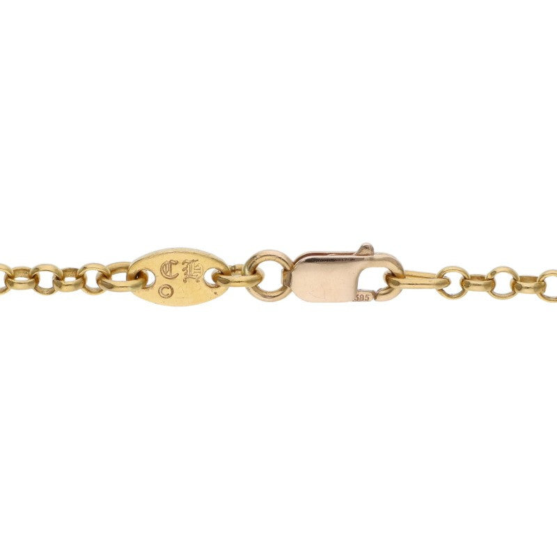 Chrome Hearts 22K Yellow Gold Chain Necklace Size 18INCH