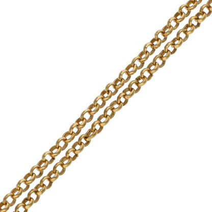 Chrome Hearts 22K Yellow Gold Chain Necklace Size 18INCH