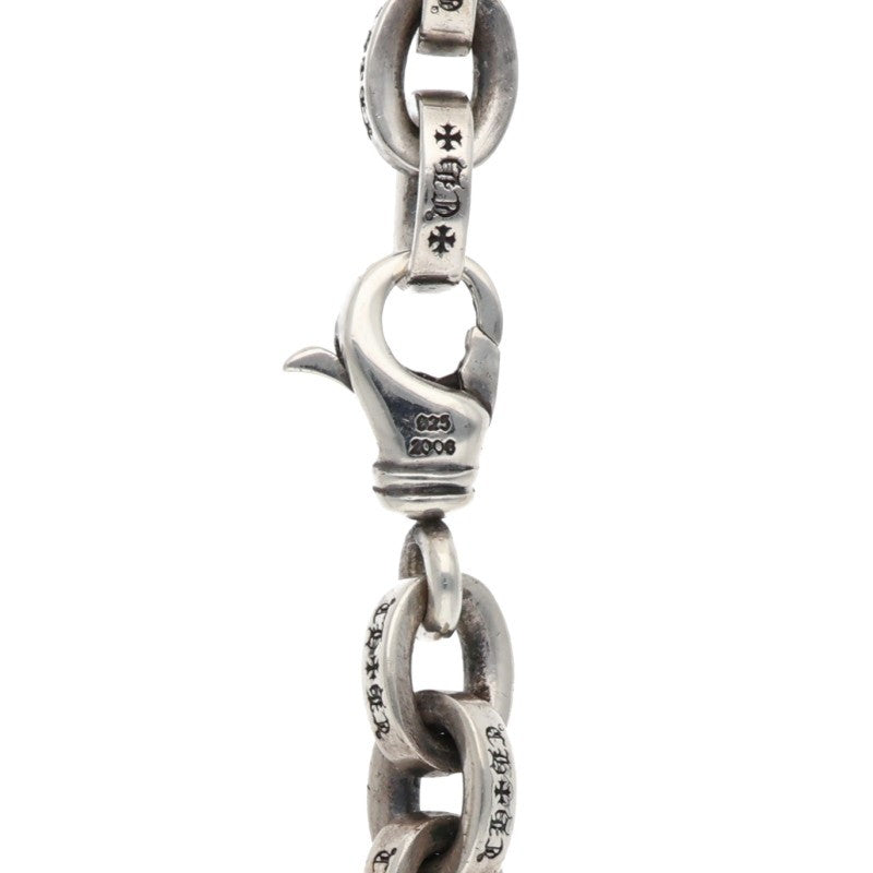 Chrome Hearts Large Paper Chain Silver Necklace Size 30INCH