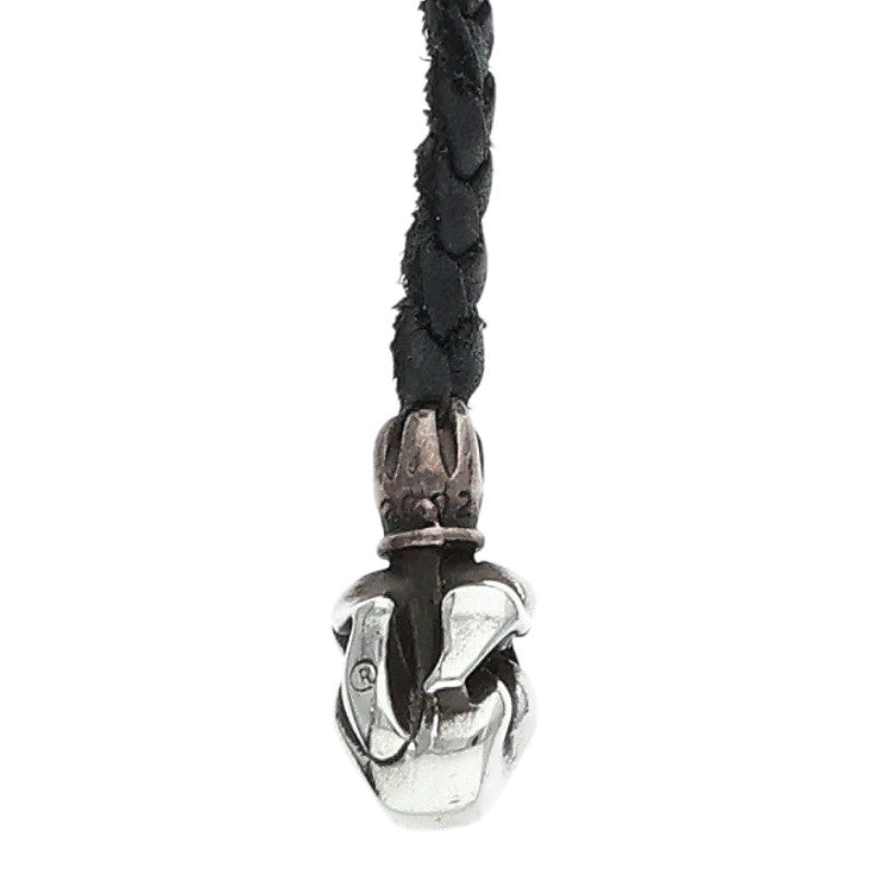 Chrome Hearts LEATHER BRAID Tongue Necklace