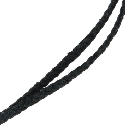 Chrome Hearts LEATHER BRAID Tongue Necklace