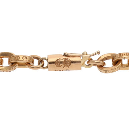 Chrome Hearts 22K Gold Paper Chain Necklace Yellow Size 24