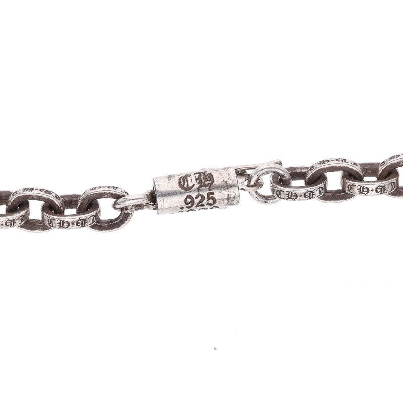 Chrome Hearts 925 14K Paper Necklace Silver Size 20INCH