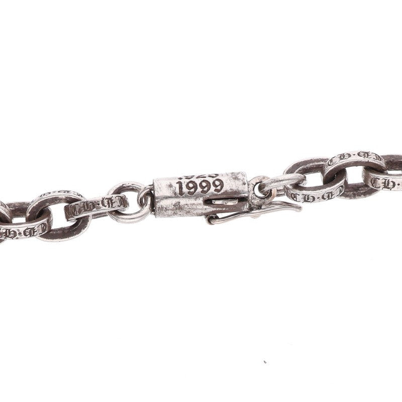 Chrome Hearts 925 14K Paper Necklace Silver Size 20INCH