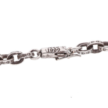 Chrome Hearts 925 14K Paper Necklace Silver Size 20INCH